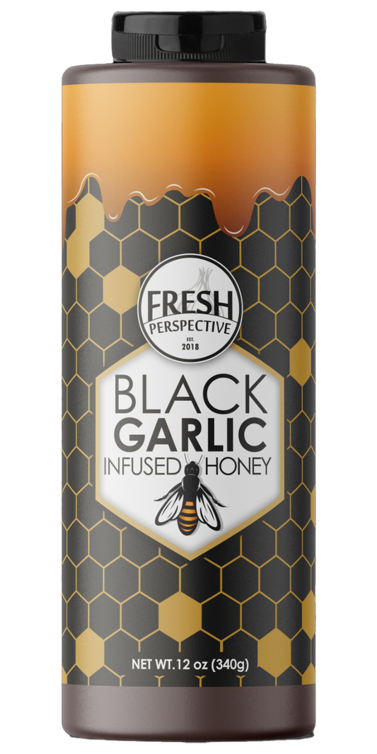 Black Garlic Infused Honey
